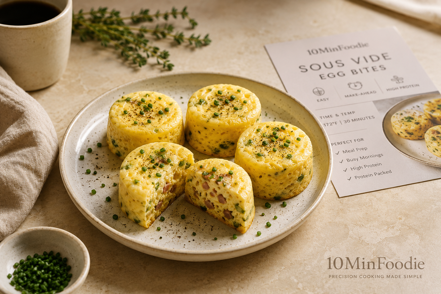 Sous vide egg bites